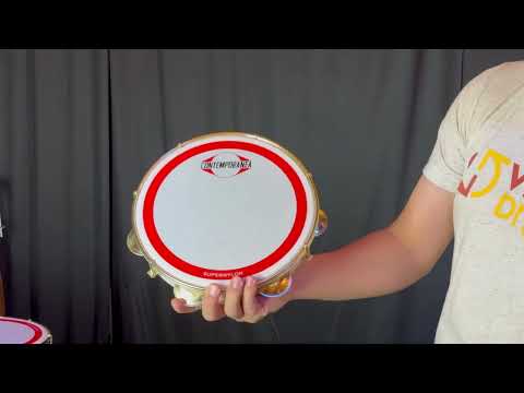 Contemporanea Formica Brass Supernylon 10" Pandeiro