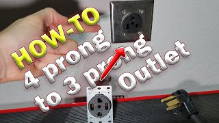How-To 220v/240v 4 Prong to a 3 Prong Outlet for a Welder & Test Voltages w/Multimeter! 4K HD
