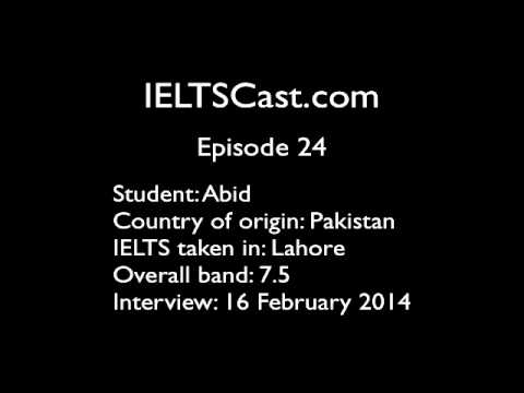 第24集 - Abid第一次嘗試就獲得了7.5分的成績! (Episode 24 - Abid scores band 7.5 on his first attempt!)