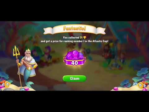 🥇 Fishdom: Atlantis Cup - First Place - Only 71🏆 - 30/03/2023
