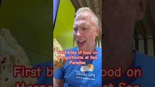 First bites on Margaritaville at Sea Paradise! #CruiseTip: Paninis are a must! #NextLevelParadise