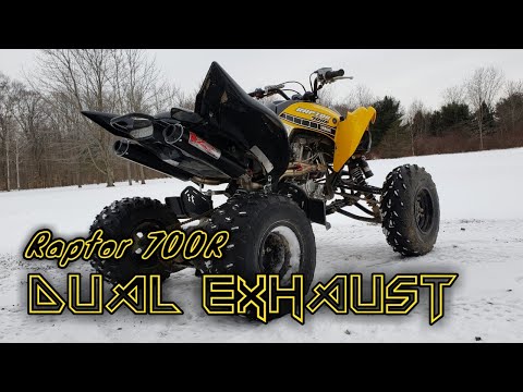 Big Gun Evo R Dual Exhaust Installation! (2016 Raptor 700R)