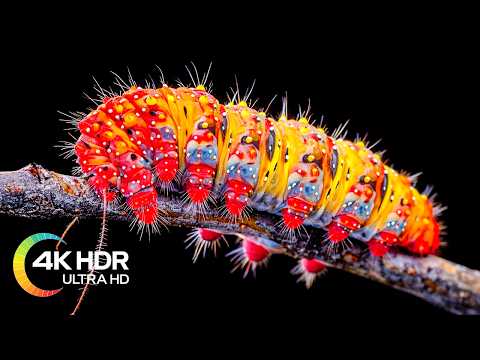 Experience Beautiful 4K Insects Video in 4K Video Ultra HD with Relaxing Music