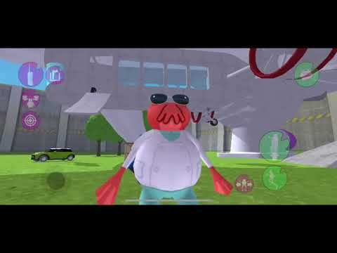 Shark blimp in amazing frog