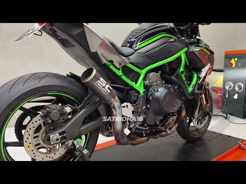 Kawasaki Z H2 with SC Project Exhaust CR-T