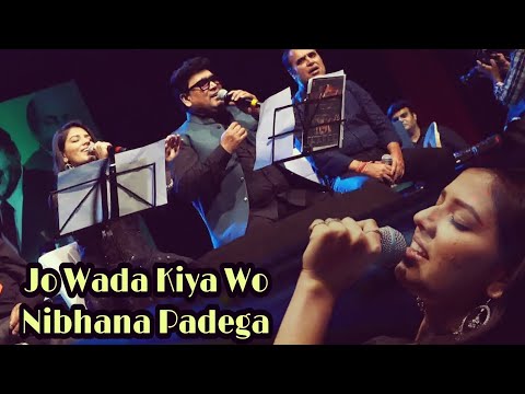 Jo Waada Kiya Wo Nibhana Padega | Gul Saxena & Moh. Salamat | Live | Mohd Rafi & Lata Mangeshkar