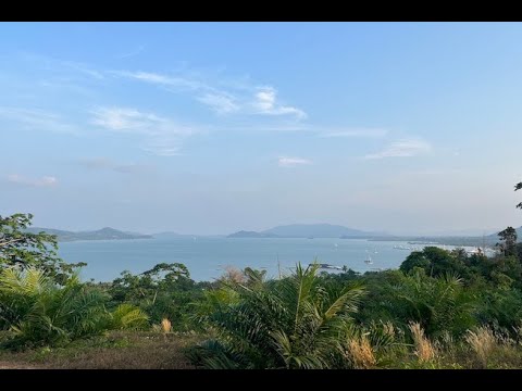 21 Rai Land Plot with Spectacular Sea Views from Both Sides of the Land for Sale in Takua Thung