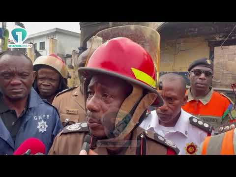 GNFS Denies Claims Firefighters Arrived Without Water at Accra Central Police Annex Fire Scene