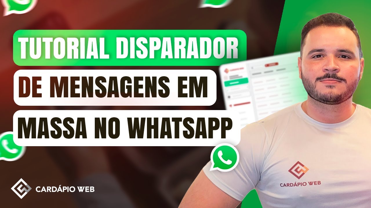 DISPARADOR DE MENSAGENS NO WHATSAPP para DELIVERY da CARDÁPIO WEB