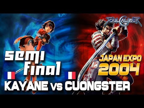 Soul Calibur 2 Semi Final Kayane (Xianghua) Vs Cuongster (Mitsu) JapanExpo 2004