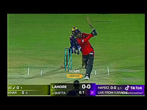 Taher baig vs Mohammed Hafiz sixer6 highlights top cricket