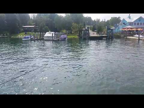 Ironton MI Cable Ferry Lake Charlevoix - Part 2