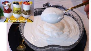 How to make Thick Greek Yoghurt
