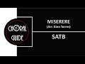Miserere - SATB