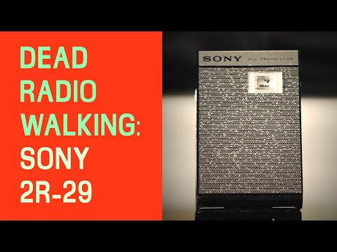 Vintage Electronics Repair: Dead Sony 2R-29 transistor radio restoration