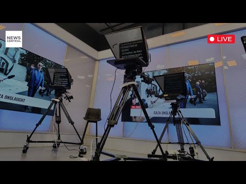 Capture d'écran du flux en direct de la chaîne de télévision gratuite en ligne News Central TV
