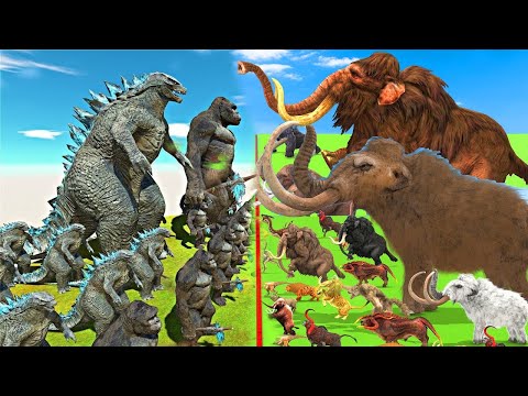Dinosaurs vs Animals Who Will Win the Reptiles Hole Battle? Animal Revolt Battle Simulator