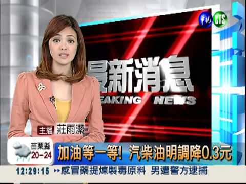 加油等一等! 汽柴油明調降0.3元