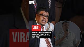 Download lagu Mansor Bai Dakwa Dirasuah RM 100,000, Libatkan Dato’ Raub Yusuf Ketua Menteri Melaka mp3