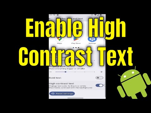 How to Enable High-Contrast Text on Android [Guide]
