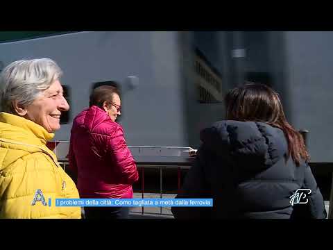 ANGOLI 10/3/2023: COMO TAGLIATA IN 2 DALLA FERROVIA - DISAGI E OPINIONI NEL NOSTRO REPORTAGE