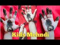 how to make a kids mehndi design 3 years baby hand