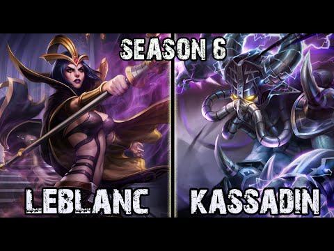 SKT T1 Faker Leblanc vs Kassadin MID Ranked Challenger Korea