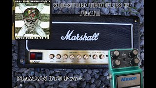 Video thumbnail for Maxon ST9 Pro+ Marshall DSL 20HR by Exoced Rock Guitare