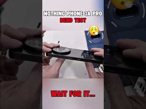 NOTHING PHONE 3A PRO Bend Test – SHOCKING RESULTS! 💀😱 SNAPS OR SURVIVES?!#viralvideo #shorts
