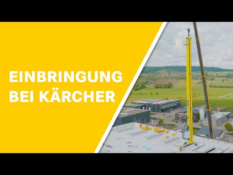 DAMBACH RBG Einbringung bei Kärcher