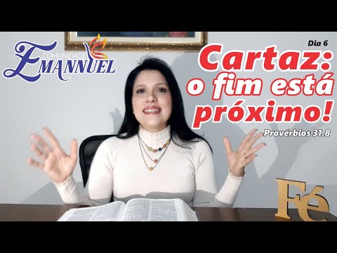 Semana 9 - Dia 6 - Cartaz: o fim está próximo!