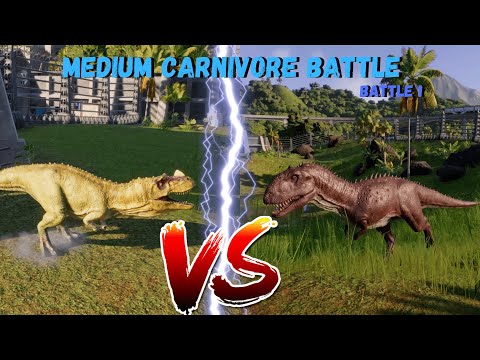 Majungasaurus vs Ceratosaurus | Eighth finals | Jurassic world Evolution 2 | Medium Carnivore Battle