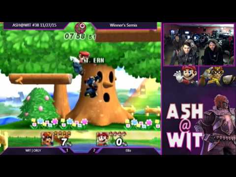 WIT | ORLY (Falcon) vs Ellis (Mario) - ASH@WIT #38 PM Winner's Semis