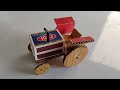 How To Make A Tractor With Matchbox And Cardboard ManisH Creative