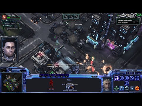 StarCraft 2 Co-op Campaign: Nova Covert Ops Mission 8 - Dark Skies