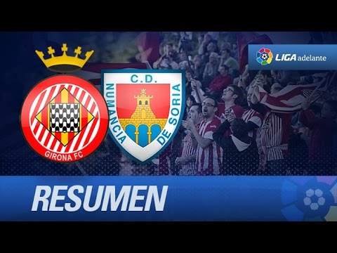 Resumen de Girona FC (2-1) CD Numancia