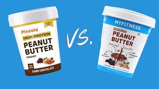 MyFitness Vs. Pintola High protein peanut butter | Honest Comparison | Muscle Engineer