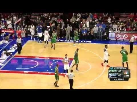 Nerlens Noel blocks Brandon Bass (HQ)