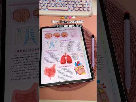 how I take aesthetic notes on my iPad ✍️ goodnotes digital note taking | iPad note taking tips