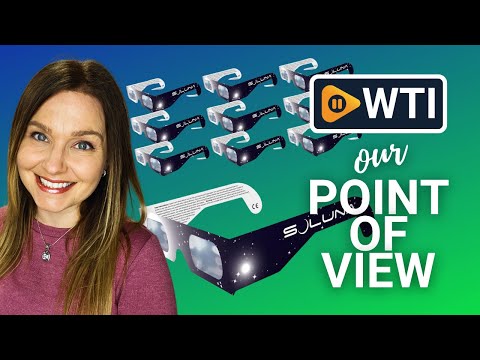 Solar Eclipse Glasses AAS Approved 2024 - Made in the USA CE and ISO Certified Safe Shades for Direct Sun Viewing (10 Pack) - WTI product video review