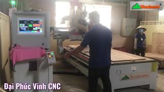 Máy cnc trung tâm 2.5d | máy khoan 5 mặt + thay dao tự động | WM-1325RB
