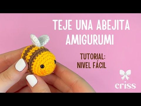 CROCHET TUTORIAL: I'll teach you how to crochet a little bee 🐝