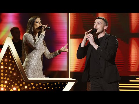 Sanja Terzic i Aleksa Lalovic - Splet pesama - (live) - ZG - 22/23 - 18.02.23. EM 16