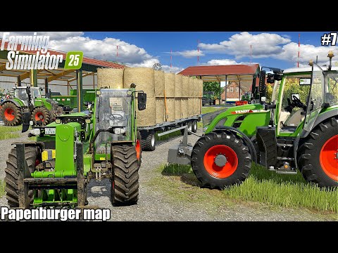 COLLECTING and STORING STRAW & HAY BALES │Papenburger Map│FS 25│7