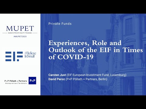 Experiences, Role and Outlook of the EIF in Times of COVID-19