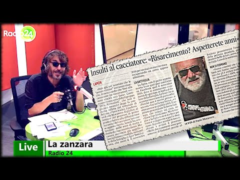 Paolo Mocavero condannato per le esultanze alla morte di un cacciatore - La Zanzara 15.9.2021