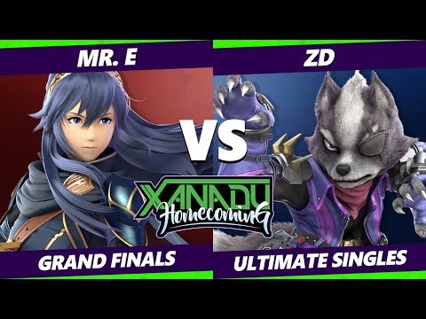 Xanadu Homecoming Grand Finals - Mr. E [L] (Lucina) Vs. ZD (Wolf) Smash Ultimate - SSBU