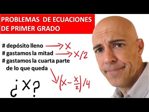 PROBLEMAS DE ECUACIONES DE PRIMER GRADO con lenguaje algebraico