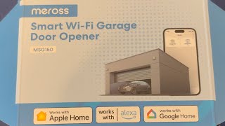 Meross MSG150 Smart Garage Door Installation