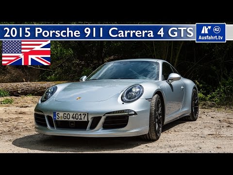 2015 Porsche 911 Carrera 4 GTS (991) - Test, Test Drive and In-Depth Car Review (English)